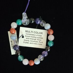 Multi-Crystal Chakra Bracelet